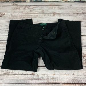 Lauren jeans co. "ADELLE" Black  pants size 10p